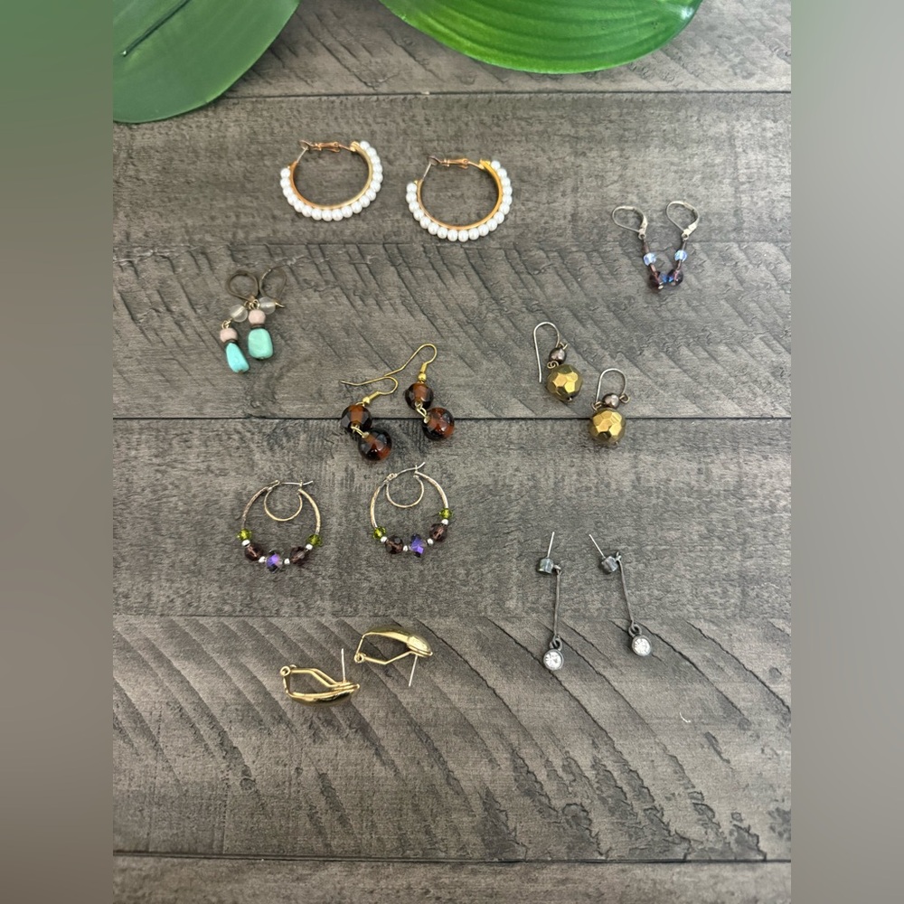 Hoop and Drop Earring bundle